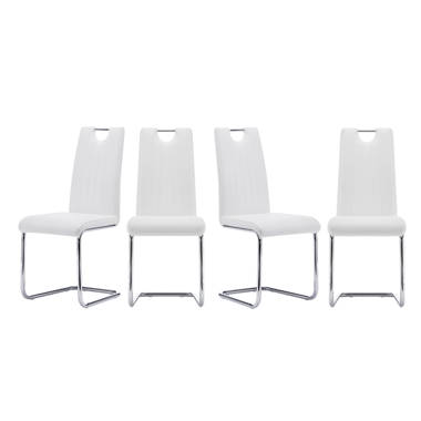 Ikea faux leather dining chairs hot sale